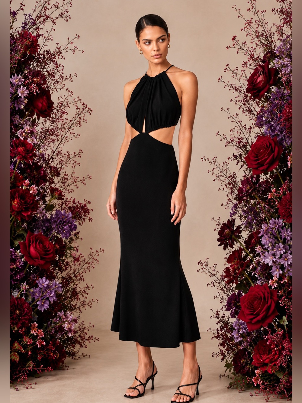 🇺🇸Firm Price🇺🇸 Misha Collection Angel Midi Dress